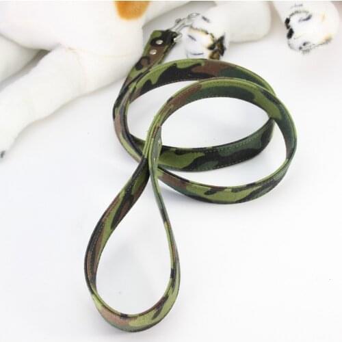 120Cm Dog Leash for Big Dogs Durable Training Leash for French Bulldog Corgi Labrador Camo Safe Walking Dog Accessories Supplies