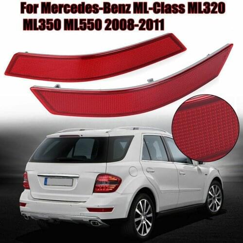 1648201574 1648201674 1Pair Left & Right Rear Tail Bumper Reflector Replacement for W164
