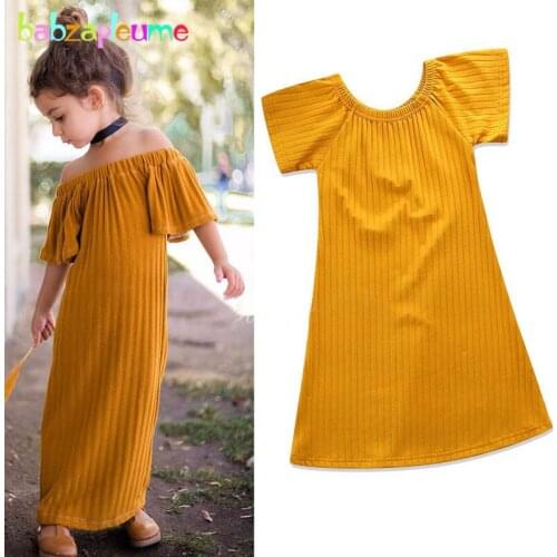 Babzapleume 1-5Years Wears Baby Summer Clothes Little Girls Dresses Fashion Style Children Beach Dress For Kids Costume BC1725-1