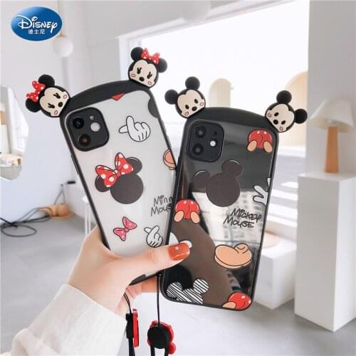 DISNEY 2021 Mickey Case for IPhone 11 12 Pro Xs Max iPhone 7 8 Plus Cute Phone Case 360 Full Cover zz0508-2