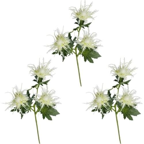 Simulation Flowers Fake Plant 3pcs 65cm Party Supply Show Window Home Decor Artificial Pant