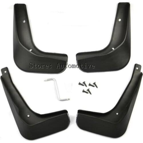 Set Mud Flaps For VW Polo Mk5 6R 2010-2014 Mudflaps Splash Guards Front Rear Mud Flap Mudguards Fender 2011 2012 2013