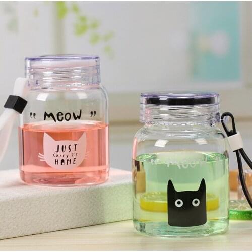 Creative Gift Water Cup Children Cartoon Cup Fruit Flower Tea Cup Glass Promotional Customization