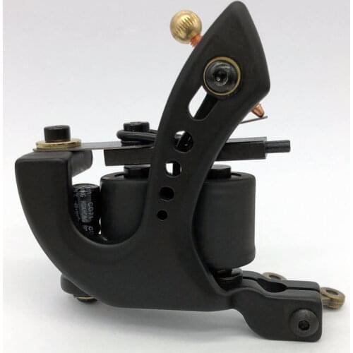 New 5 Color Coils Tattoo Machine 10 Warp Coils Cast-iron Handmade Tattoo Guns Machine For Liner Shader Free Shipping