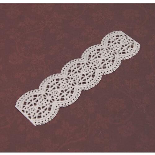 Reunion Lace Edge Metal Cutting Dies Scrapbooking Craft Mold Cut Die Stencil Handmade Paper Card Make Template 2021
