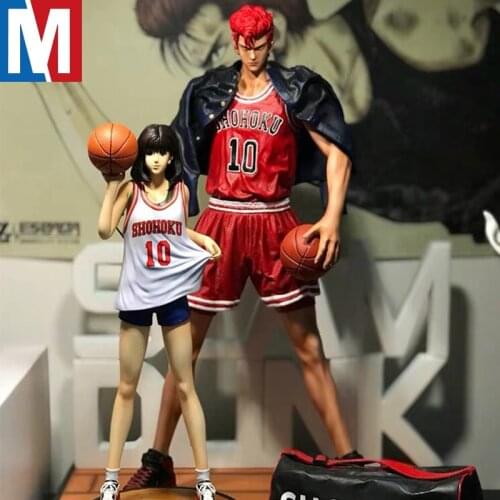Premium Version of Slam Dunk GK Haruko Akagi Sakuragi Hanamichi Replacement Head Figure Figurine Decoration Model
