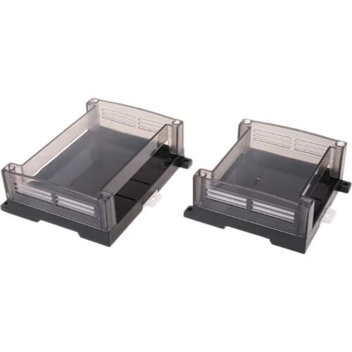 Transparent Plastic PLC Industrial Control Box Panel PLC Enclousure Case DIY PCB Shell