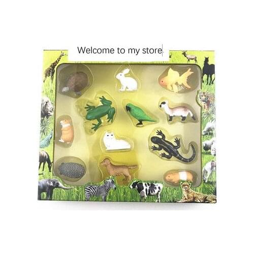 Pvc figure model toy pet set