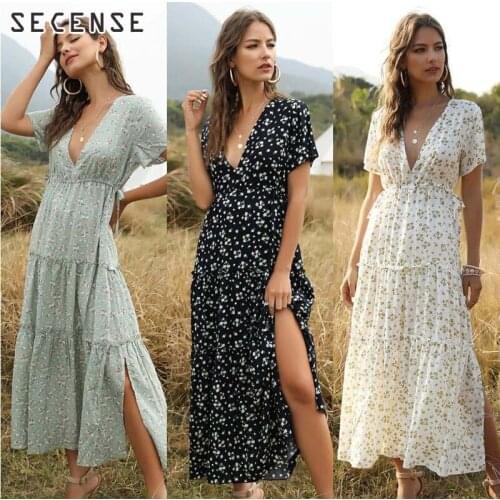 Свободные летние платья SECENSE China At AliExpress