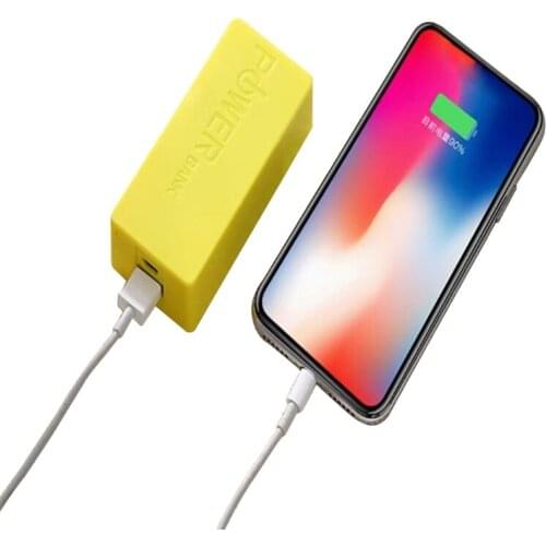 USB Power Bank Battery Charger Case 2x18650 Smart Phone Electronic Mobile Charging Stroage Box E56B