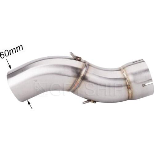 For BMW R1250GS R1250R R1250RS R1250RT 2019 2020, R1250GS Adventure 2019 2020 Slip-on Motorcycle Exhaust Muffler Mid Link Pipe
