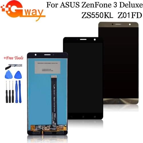 5.5" For ASUS ZenFone 3 Deluxe ZS550KL LCD Display+Touch Screen Digitizer Assembly For ASUS ZenFone 3 Deluxe ZS550KL Z01FD LCD