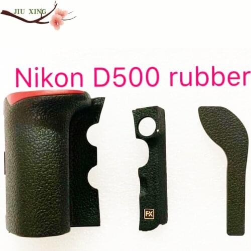 3PCS new original Body Front Back Rubber Cover Shell Replacement Part Suit For Nikon D500 Digital Camera Repair