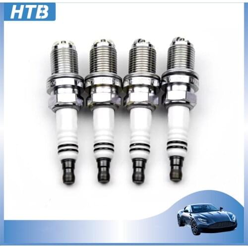 4pcs 101000035HJ BKR6EKUB 3584 Spark Plug For BMW 760Li Mini Cooper A8 Quattro Porsche 911 Volkswagen Passat 101 000 035HJ 7969