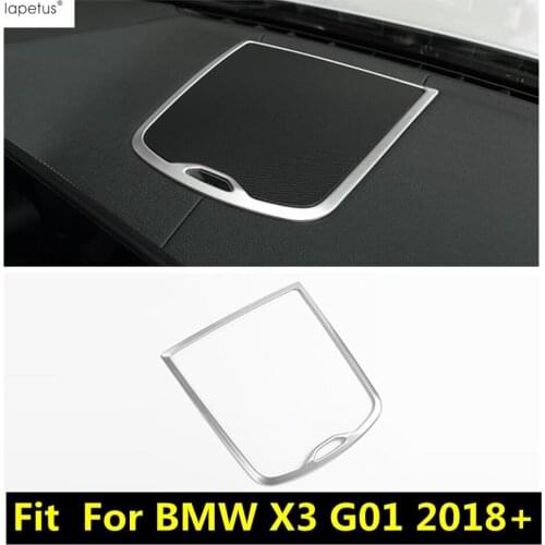 Lapetus Accessories For BMW X3 G01 2018 - 2021 Dashboard Central Control Stereo Speaker Audio Loudspeaker Molding Cover Kit Trim