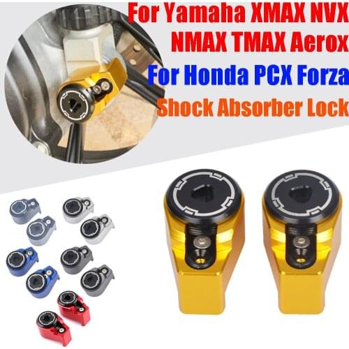 For Yamaha Xmax 125 250 300 Nmax 155 Honda PCX 150 125 Forza 300 Motorcycle Shock Absorber Anti-theft Lock Suspension theft Lock