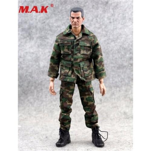 1:6 scale jungle camo camouflage combat soldier uniforms clothes suit fit for 12inch male man boy action figure