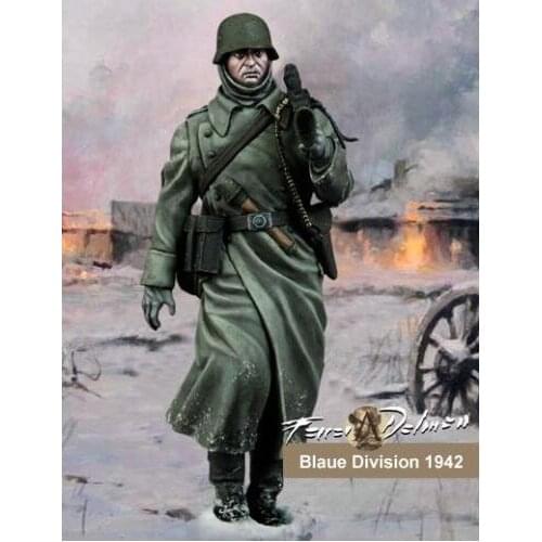 New Unassembled 1/24 75mm Division Soldier Army soldier Resin Kit DIY Toys Unpainted resin model