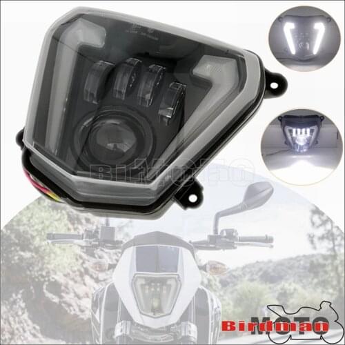 12V 690 Supermoto Headlight LED Motocross Headlamp 70W DRL Front Running Light for 690 690R Enduro Off Road Dirt Bike Head light