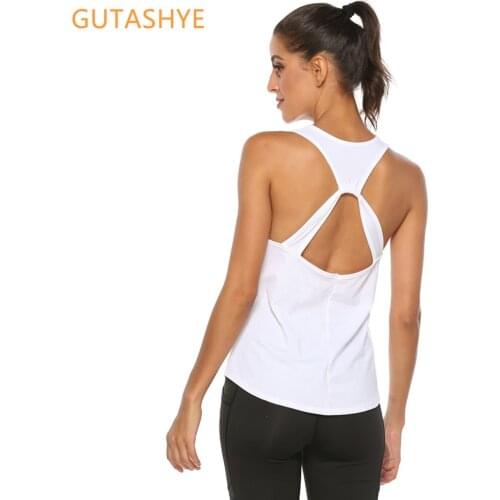 Sexy Backless Yoga Tank Tops For Women Sleeveless Sport Fitness T Shirt Workout Yoga Shirts Quick Dry Athletic Running Vest Lady