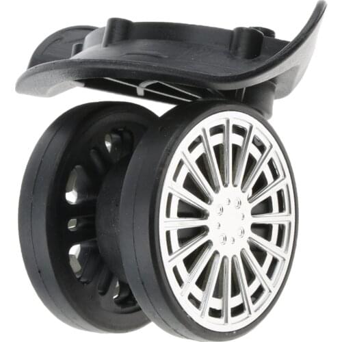 Replacement Luggage Suitcase Mute Swivel Wheels Travel Casters A58#-2 Pairs