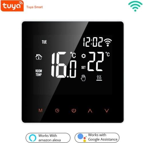 Tuya WiFi Smart Thermostat, Electric Floor Heating Water/Gas Boiler Temperature Remote Controller For Google Home, Alexa System