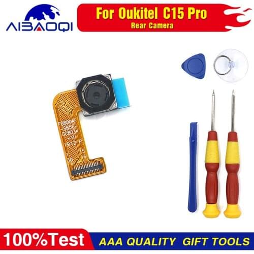 8.0MP Back Camera Rear Camera Repair Parts Replacement For Oukitel C15Pro Phone Perfect Replacement Parts Free Tools