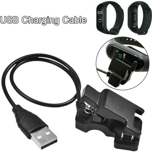 1pcs New For Smart Watch Universal USB Charging Cable Charger Clip 2 pin 4mm charging cable USB port backup charger