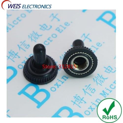 10PCS MTS102 SERIES MTS-102 toggle switch cap 6mm waterproof cover Free shipping