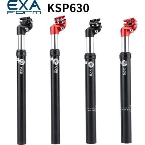 KS EXA form Road MTB Bike 27.2/31.6mm Suspension Seatpost Shock Absorber Bicycle Seat Post Shim 28.6/30.0/30.4/30.8/31.9//33.9mm