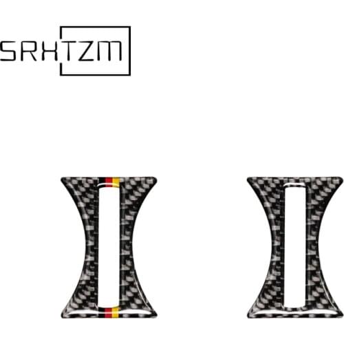 Carbon Fiber car accessories interior cup hoder decor car sticker For Mercedes W169 W117 W156 A Class CLA GLA car styling