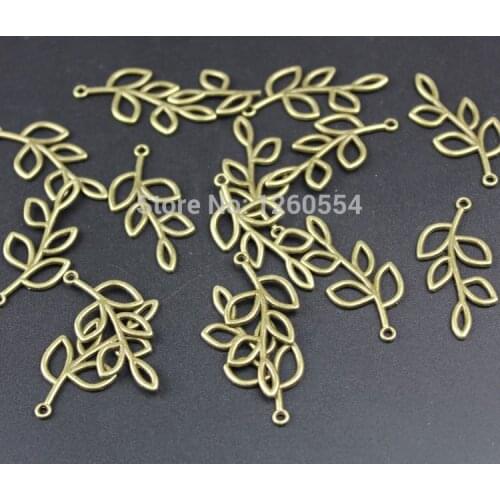 P1568 DIY retro accessories ancient bronze alloy / sv Branch