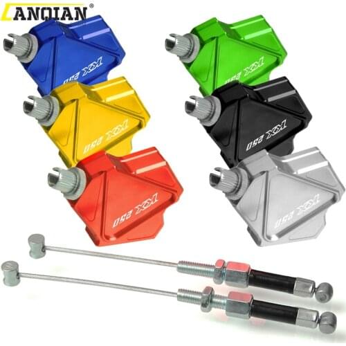 For Kawasaki KX250 KX 250 1990-2008 1998 1999 2000 2001 2002 2003 2004 2005 2006 CNC Stunt Clutch Lever Easy Pull Cable System