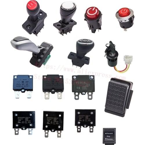 Various switches for childrens electric vehicles and motorcycles