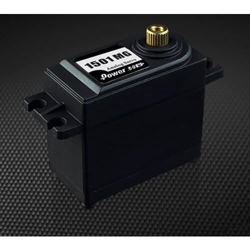 FATJAY Power HD HD-1501MG 17kg large torque servo 1501MG metal gear for RC crawler cars robots