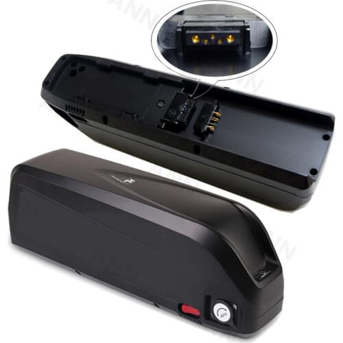Electric bicycle battery box, 5-pin discharge port 48V/36V Hailong No. 2 case, can hold 65pcs 18650 batteries