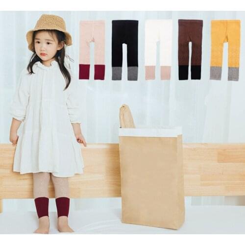 Bobora Spring Autumn Winter Tights Cotton Baby Girls Pantyhose Tights For Baby Girls Knitted Stockings