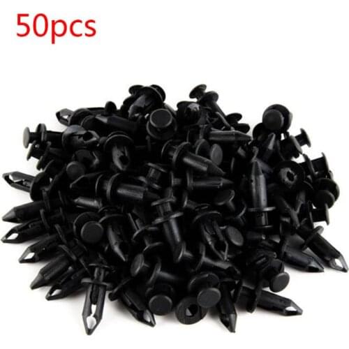 50 pcs 8mm ABS Plastic Clip Body Hole Clips Bolts ATV Parts N0HF
