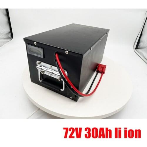 72v 30Ah lithium ion battery li ion BMS for bike 3500w 3500w motor Vehicle tricycle scooters Go Cart skateboad +5A charger