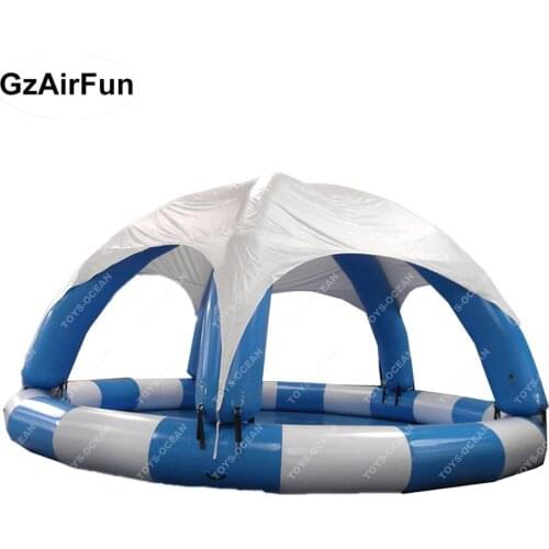 New design inflatable spider tent with children swimming pool ground