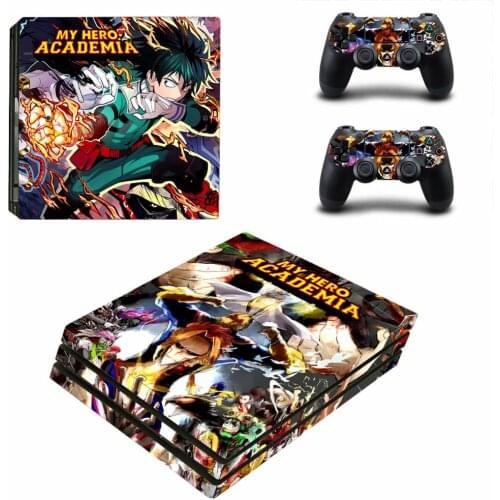 My Hero Academia PS4 Pro Skin Sticker for PlayStation 4 Console and Controllers PS4 Pro Skin Sticker Vinyl