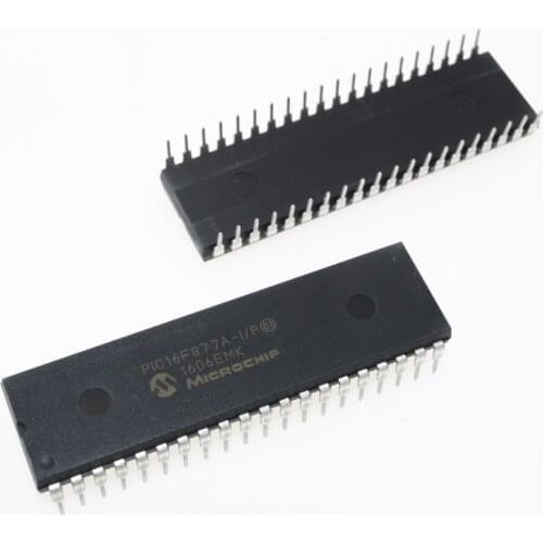 10PCS PIC16F877A-I/P PIC16F877A PIC16F877 16F877A-I/P DIP-40 New original IC 28/40/44-Pin Enhanced Flash
