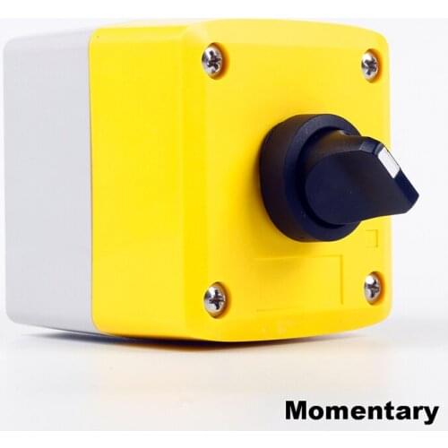 Selector switch Short handle Momentary button switch+button BOX GOB-1A-11X IP65 Suitable for harsh environment