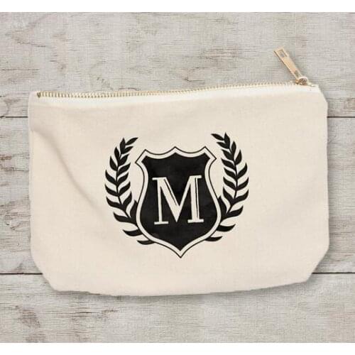 Personalized groomsman Make Up comestic Bags Bridesmaid, Maid of Honour Unique Gift for Bridal Party Bags purses favors