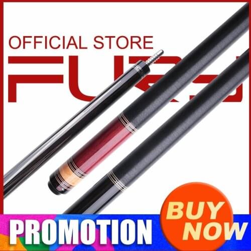 Fury Professional Billiard Pool Cue Stick Tecnologia American Maple Shaft Ebony Inlay Butt Handmade Billar Kit With a Extension