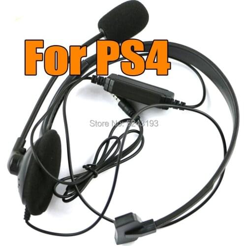 1pcs Wired Headset Headphone Earphone Microphone for Sony PlayStation 4 PS4 Game With MIC And ON/OFF Control Perfect For ps4