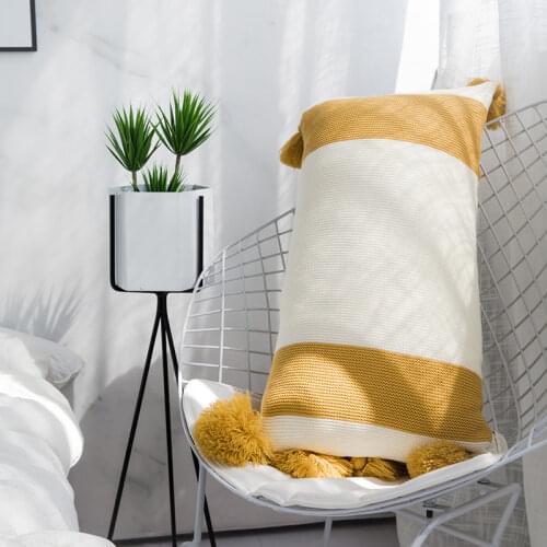 Luxury Knitted Cushion Cover Decorative Throw Pillow Case Seat Back Cushion Covers for Sofas Living Room Creative Pillow Covers