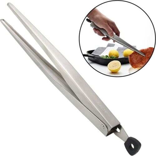 Food Tongs BBQ Barbecue Stainless Steel Kitchen Nonslip Food Serving Tongs Cooking Tongs Kitchenware Cooking Utensils