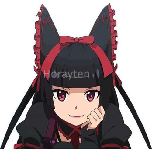 Car Styling Vinyl Stickers for Rory Mercury Anime Girl Graphics Motor Bikes Keyboard Decal