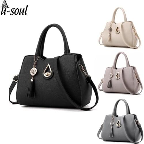 Women Handbag High Quality PU Leather crossbody bag Totes Bags Brief Women Shoulder Ladies Bags For Women 2020 Messenger Bag